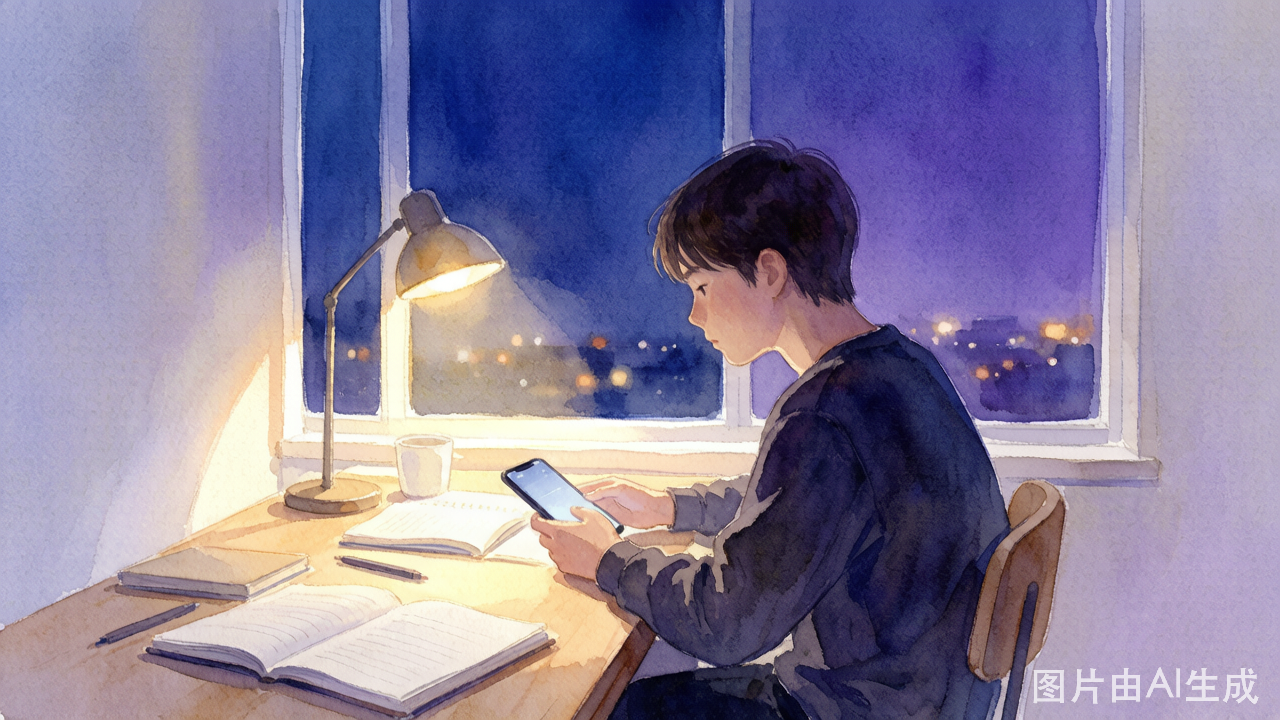 高一男孩深夜联系老师