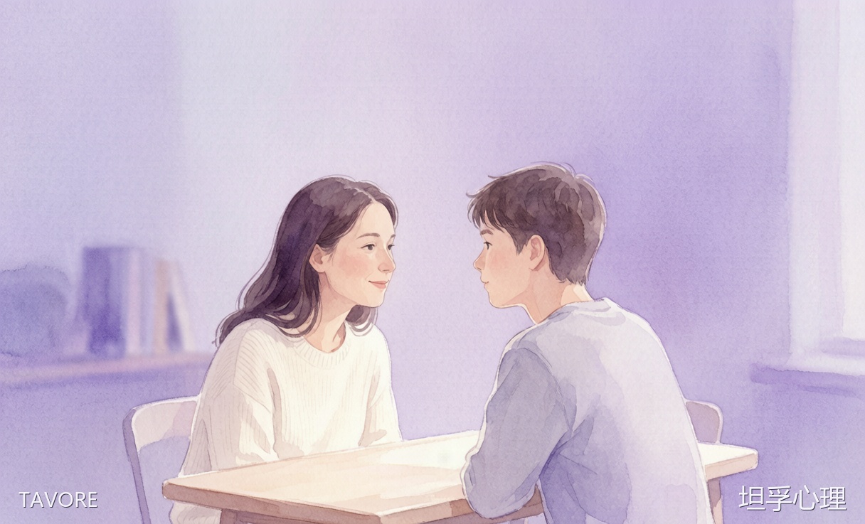 温暖的家庭场景插画