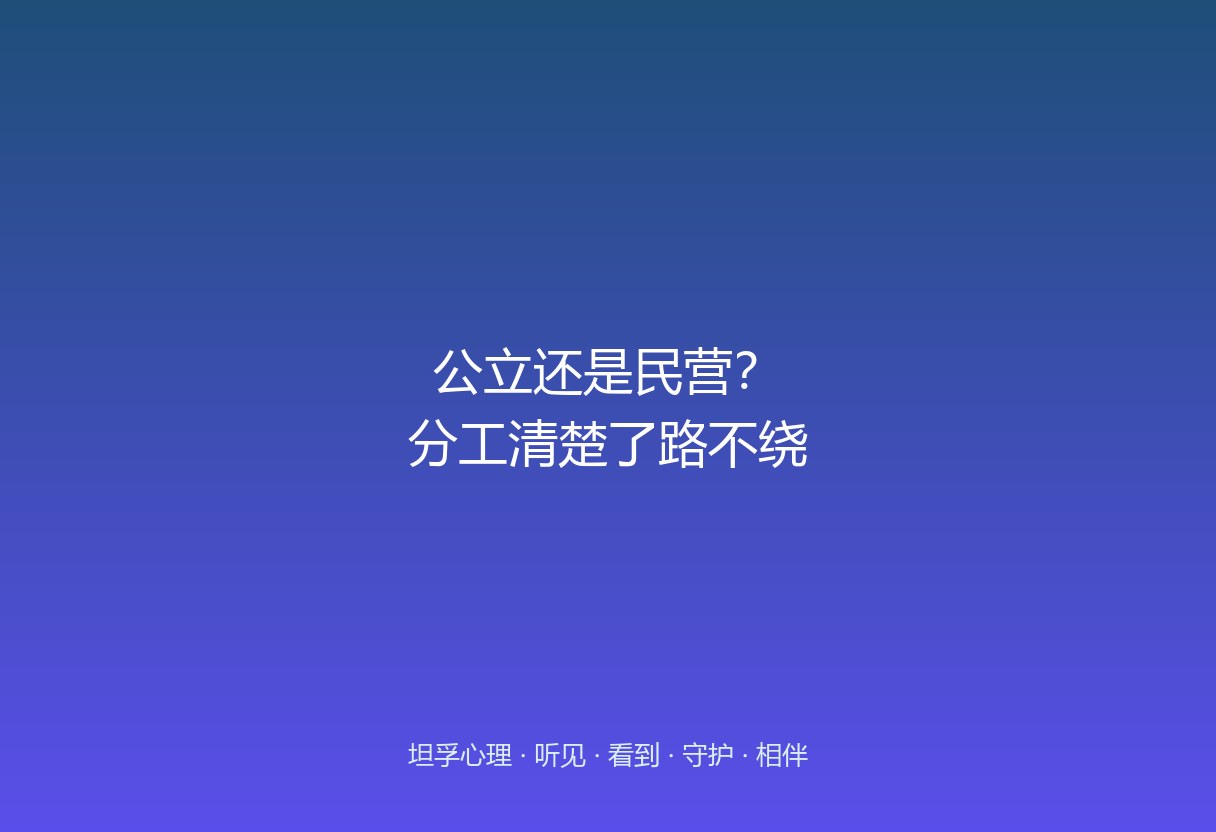 郑州家长纠结去八院这类公立还是民营工作室。这篇理清分工：急性风险走公立，长期家庭陪伴民营更灵活。